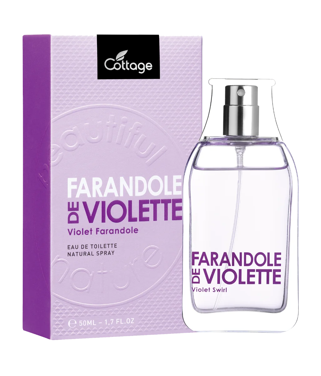 Apa de toaleta pentru femei Violet Swirl, 50ml, Cottage