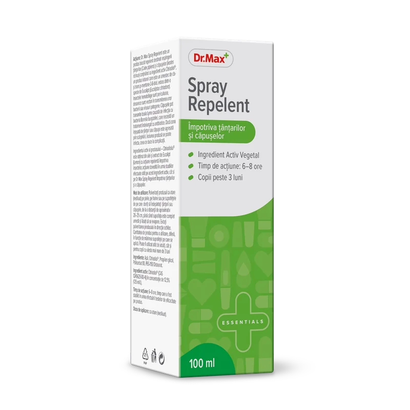 Dr. Max Spray impotriva tantarilor si capuselor, 100ml