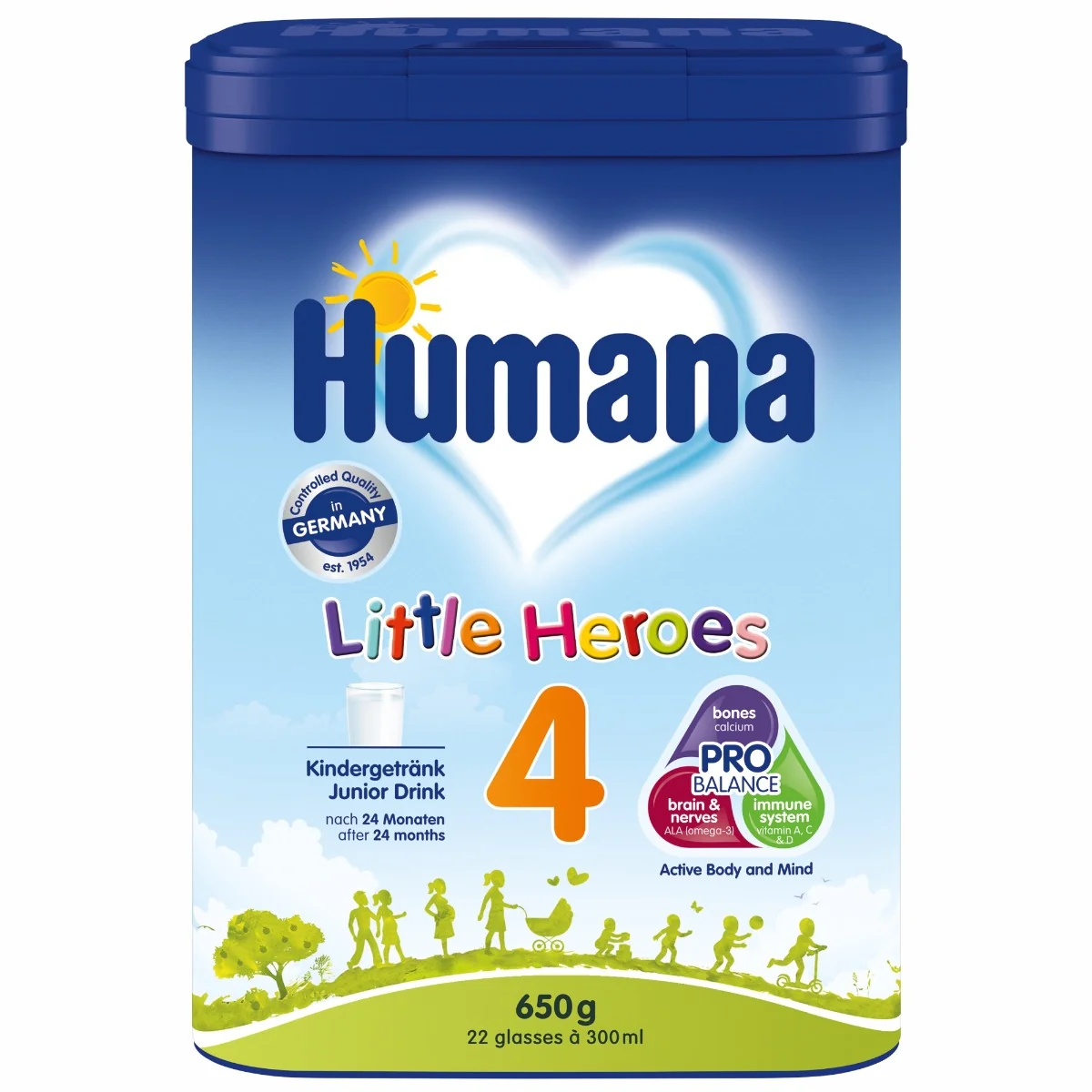 Formula de lapte Little Heroes 4 Probalance +24 luni, 650g, Humana 