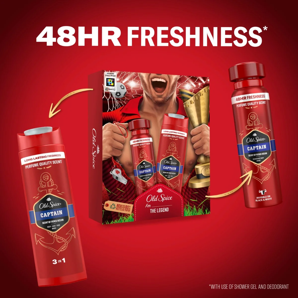 Set pentru barbati Captain Footballer, Old Spice