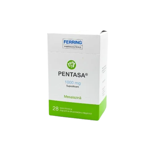 Pentasa 1g, 60 comprimate cu eliberare prelungita, Ferring