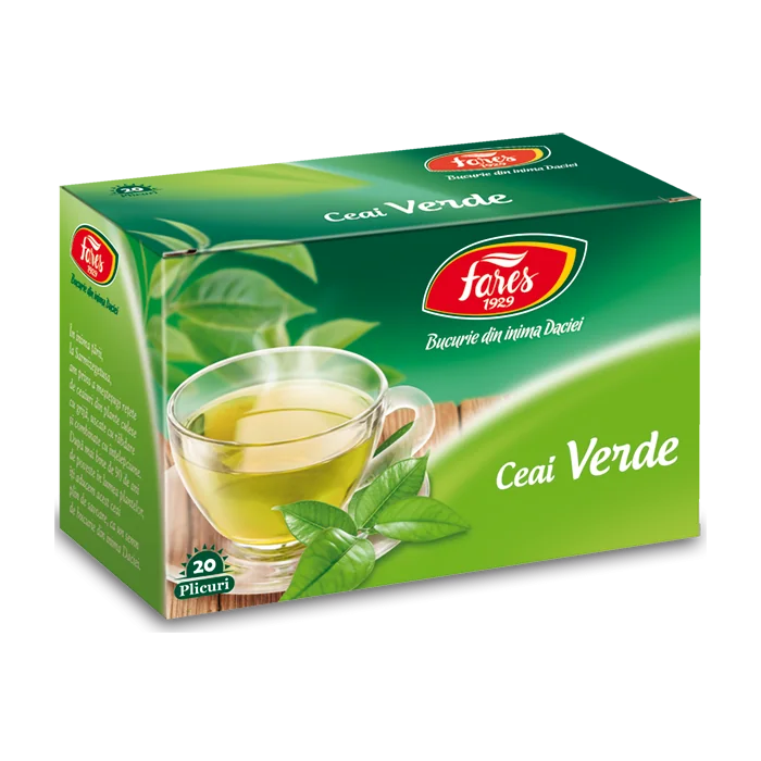 Ceai Verde, 20 plicuri, Fares
