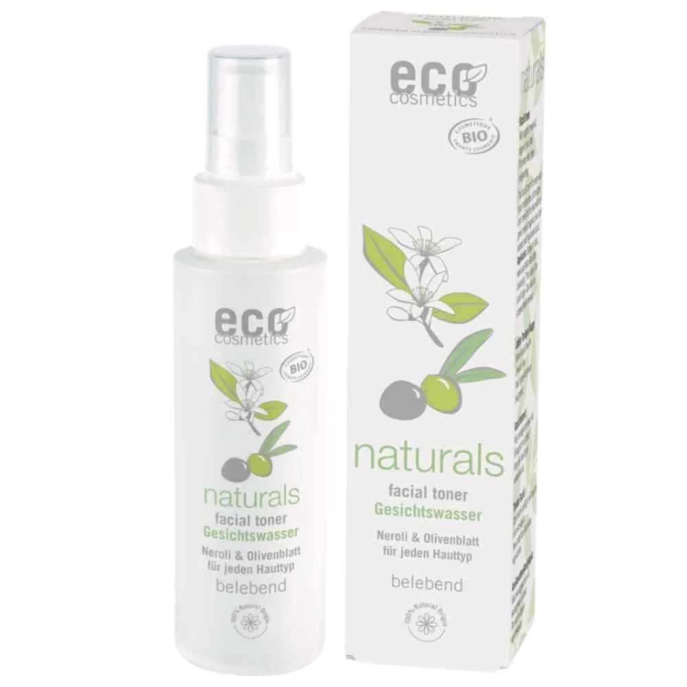 Lotiune tonica pentru fermitate cu acid hialuronic, portocale si maslin, 100ml, Eco Cosmetics