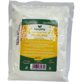 Amidon alimentar din porumb, 250 g, SanoVita