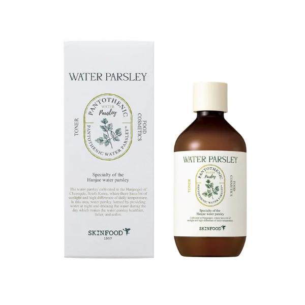 Toner cu patrunjel si apa cu pantenol, 300ml, Skinfood
