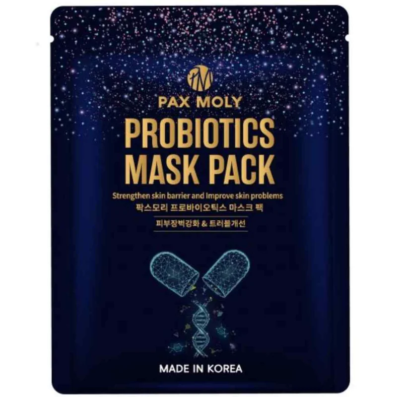 Masca tip servetel cu probiotice, 25ml, Pax Moly