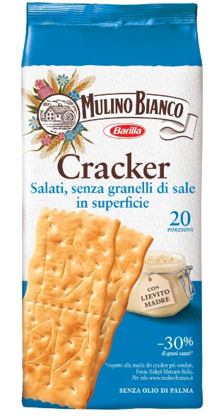 Biscuiti cu un continut redus de sare Cracker, 500g, Mulino Bianco