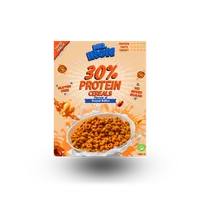 Cereale cu 30% proteina fara zahar low-carb gluten free si vegane Unt de Arahide, 250g, Mr. Iron