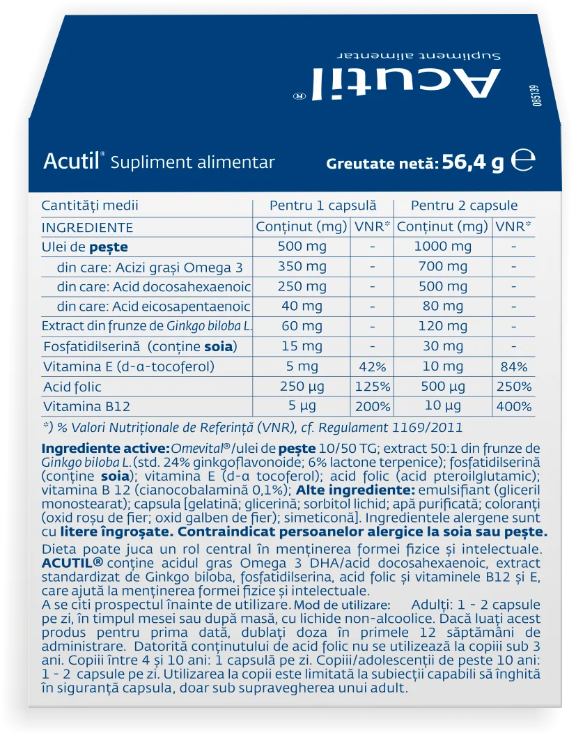 Acutil, 60 capsule, Angelini