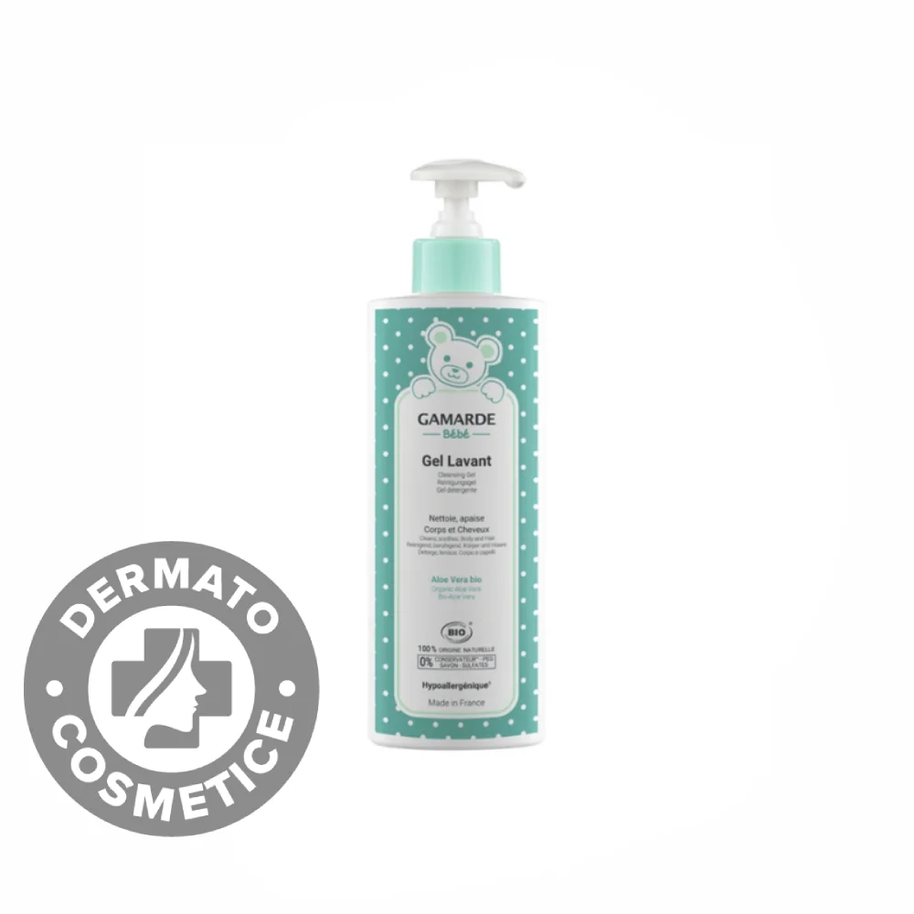 Gel lavant bebelusi pentru par si corp Bio, 400ml, Gamarde 