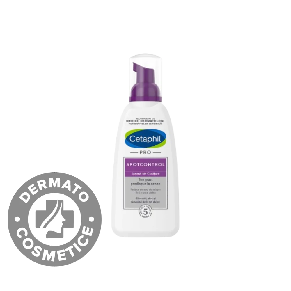 Spuma de curatare pentru fata Pro SpotControl, 235ml, Cetaphil