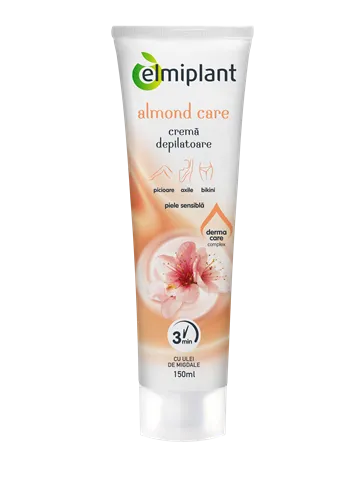 Crema depilatoare piele sensibila, 150 ml, Elmiplant