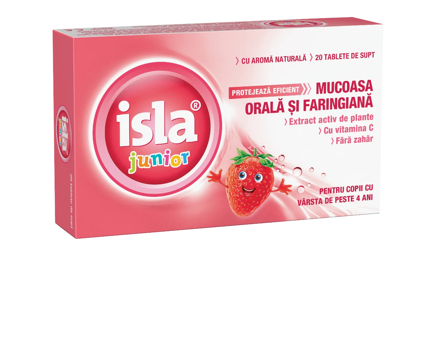 Isla junior aroma de capsuni, 20 tablete, Engelhard Arzneimittel