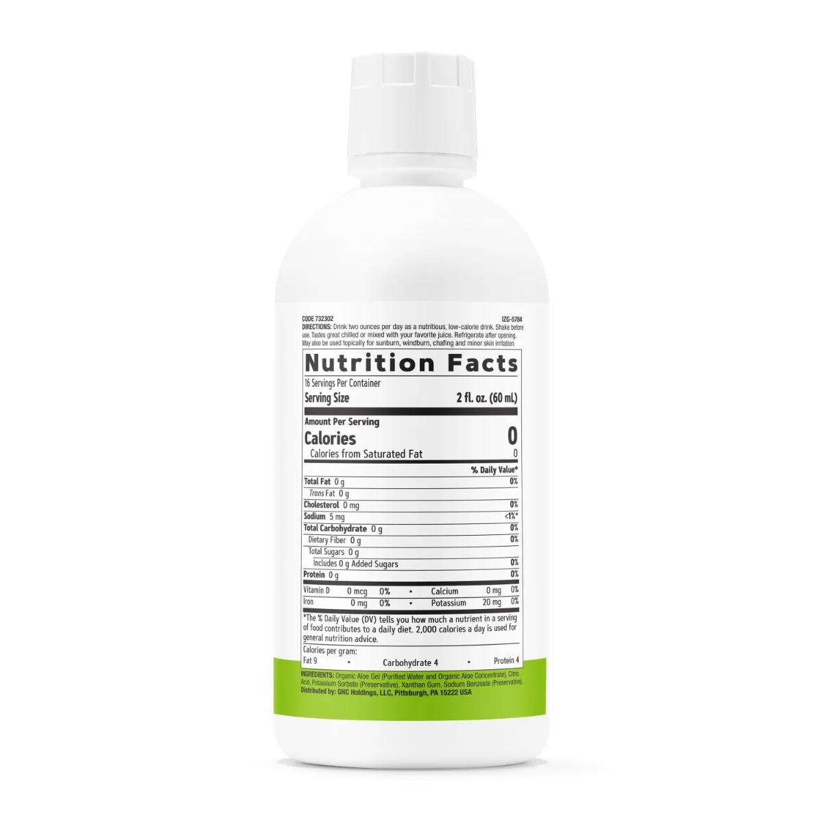 Aloe Vera Gel organic pentru digestie detoxifiere si imunitate SuperFoods,  946ml, GNC | Dr. Max Farmacia