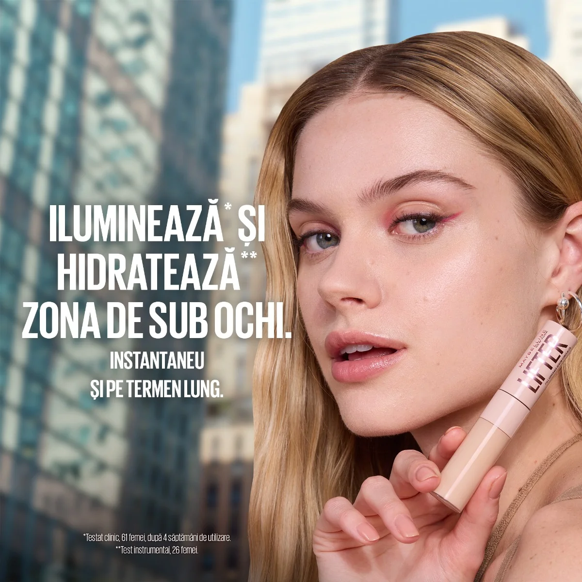 Corector cu efect de serum Lifter Concealer Nr. 15, 11ml, Maybelline