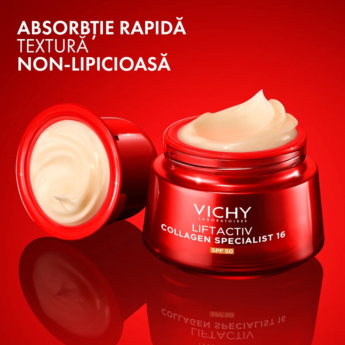 Crema antirid de zi Liftactiv Collagen Specialist 16 SPF 50, 50ml, Vichy