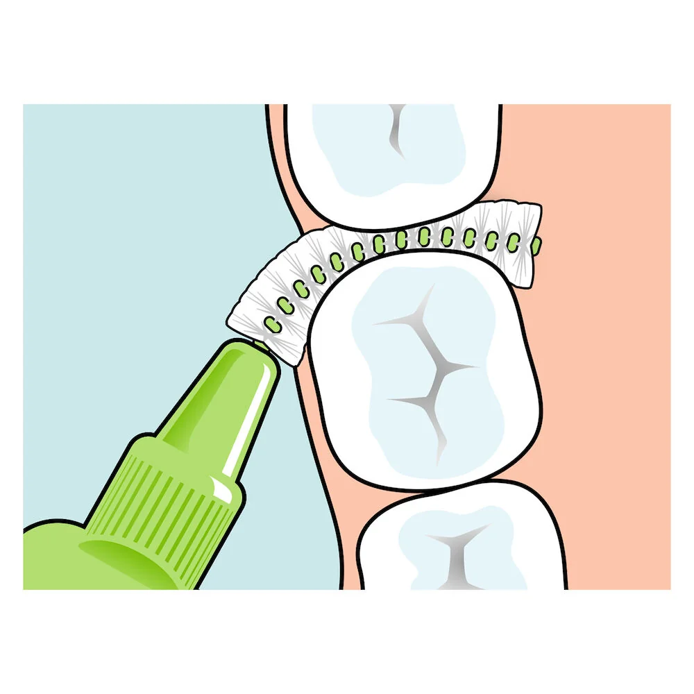 Set periute interdentare Original verde, 8 bucati, TePe