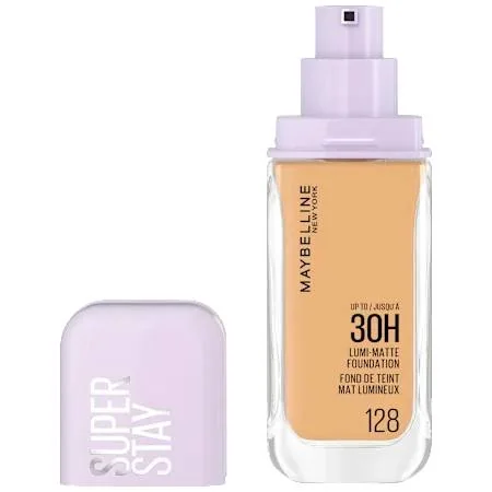 Fond de ten SuperStay 30H Lumi Matte 128, 35ml, Maybelline