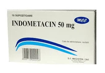 Indometacin supozitoare 50mg, 10 bucati, Sintofarm