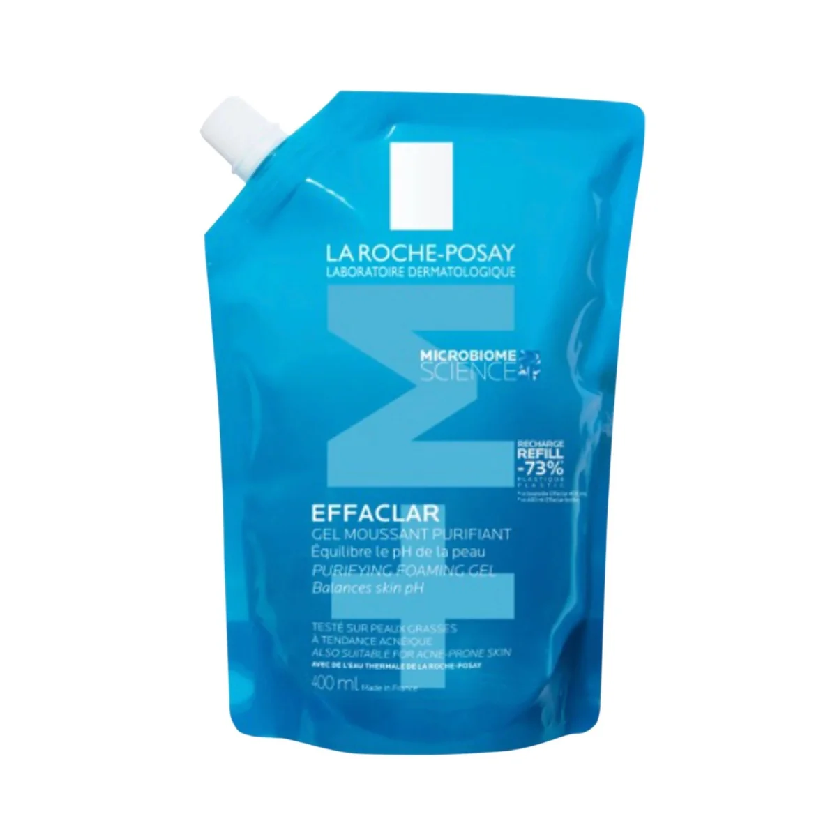Rezerva gel spumant purifiant +M Effaclar, 400ml, La Roche-Posay