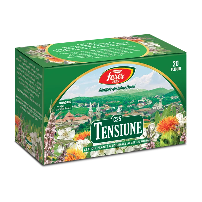 Ceai pentru tensiune, 20 plicuri, Fares