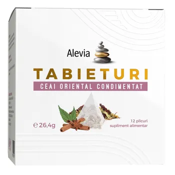 Ceai oriental condimentat Tabieturi, 12 plicuri, Alevia 