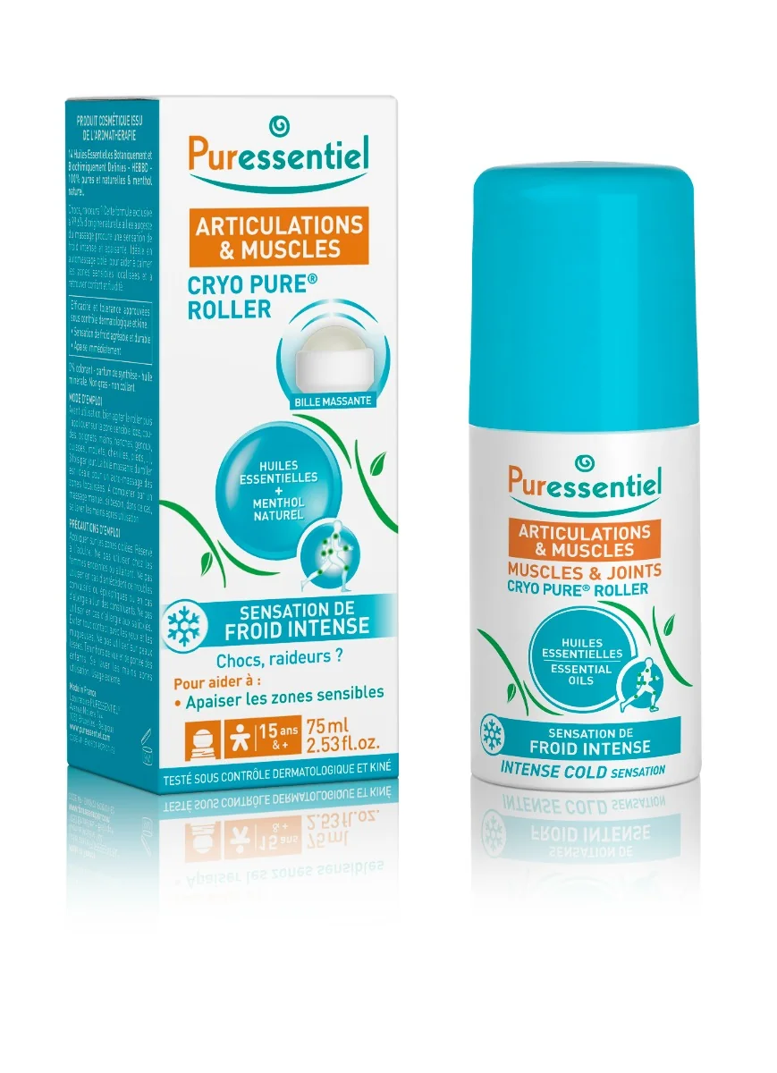 Muscle & Joints roller cu efect racoritor, 75ml, Puressentiel 