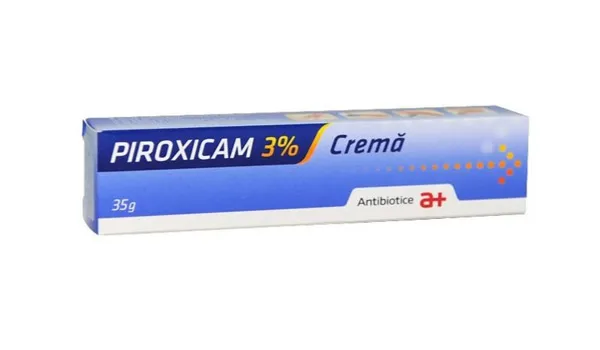 Piroxicam crema 3%, 35g, Antibiotice