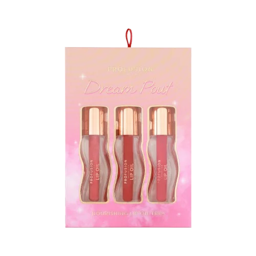 Set 3 uleiuri pentru buze, 3 x 2.3ml, Profusion Cosmetics