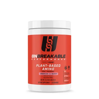 Aminoacizi vegetali cu aroma de fructe de padure Unbreakable Performance, 446.25g, GNC