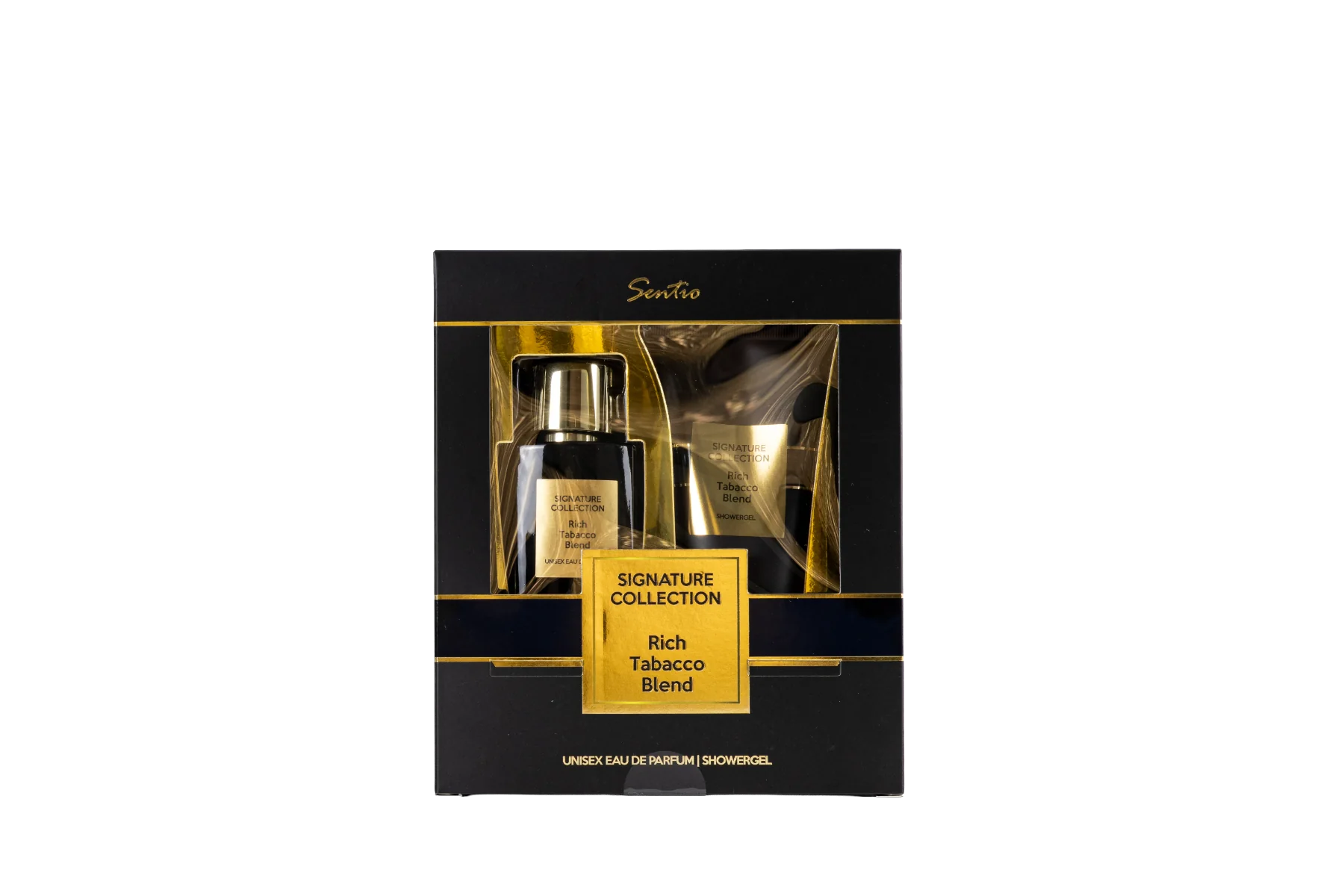 Pachet Rich Tabacco Apa de parfum 100ml + Gel de dus 150ml, Sentio