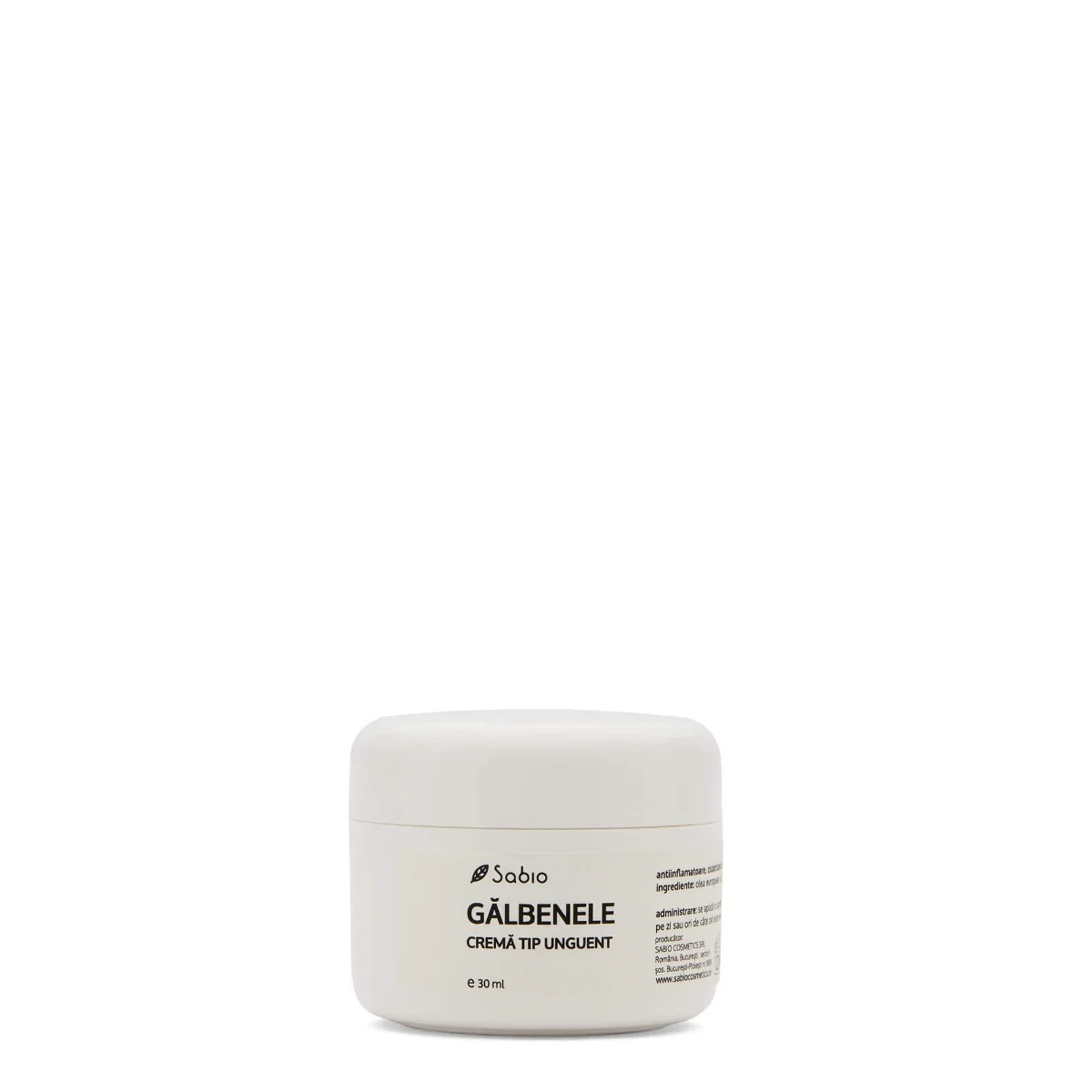 Crema tip unguent de galbenele, 30ml, Sabio