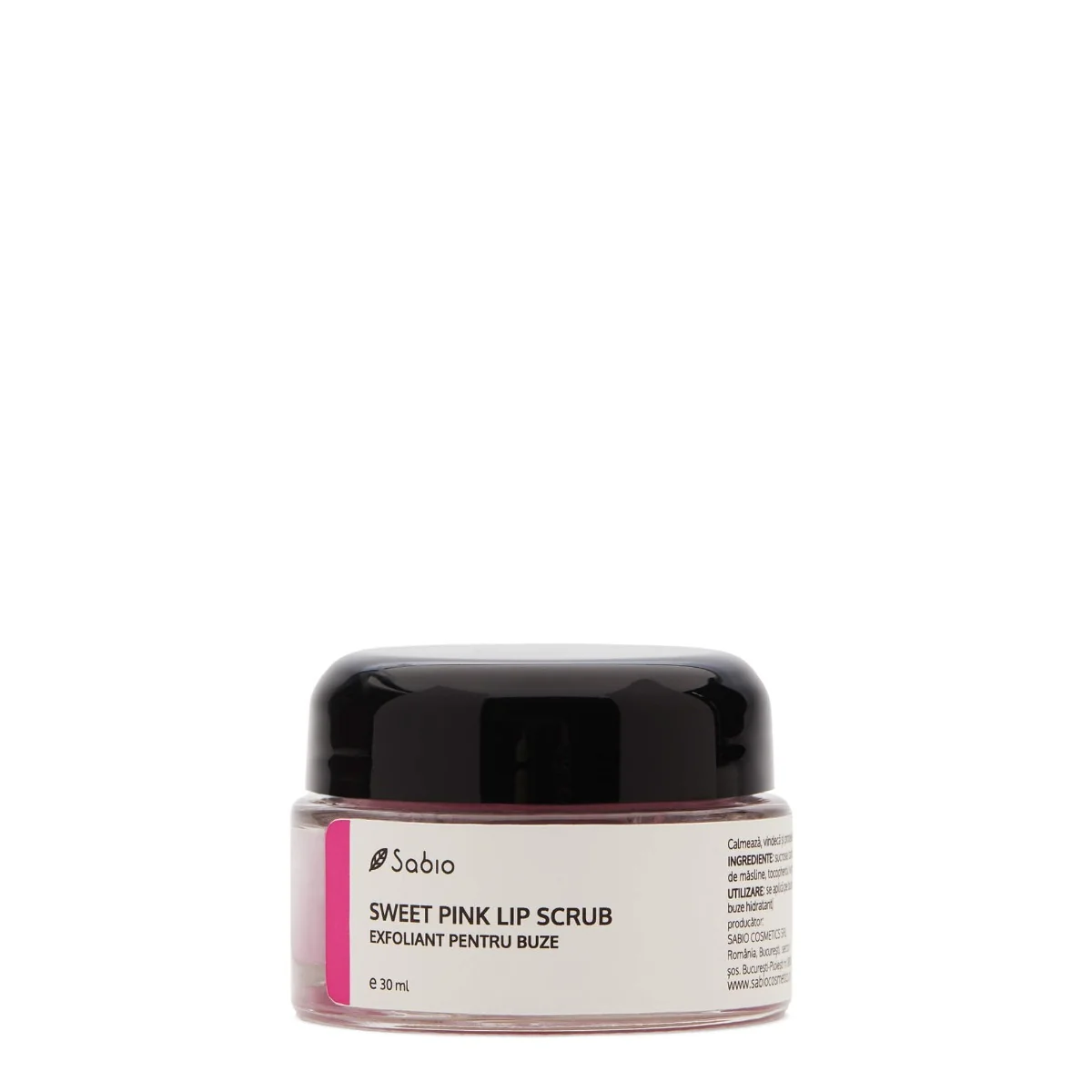 Exfoliant pentru buze Sweet Pink, 30ml, Sabio