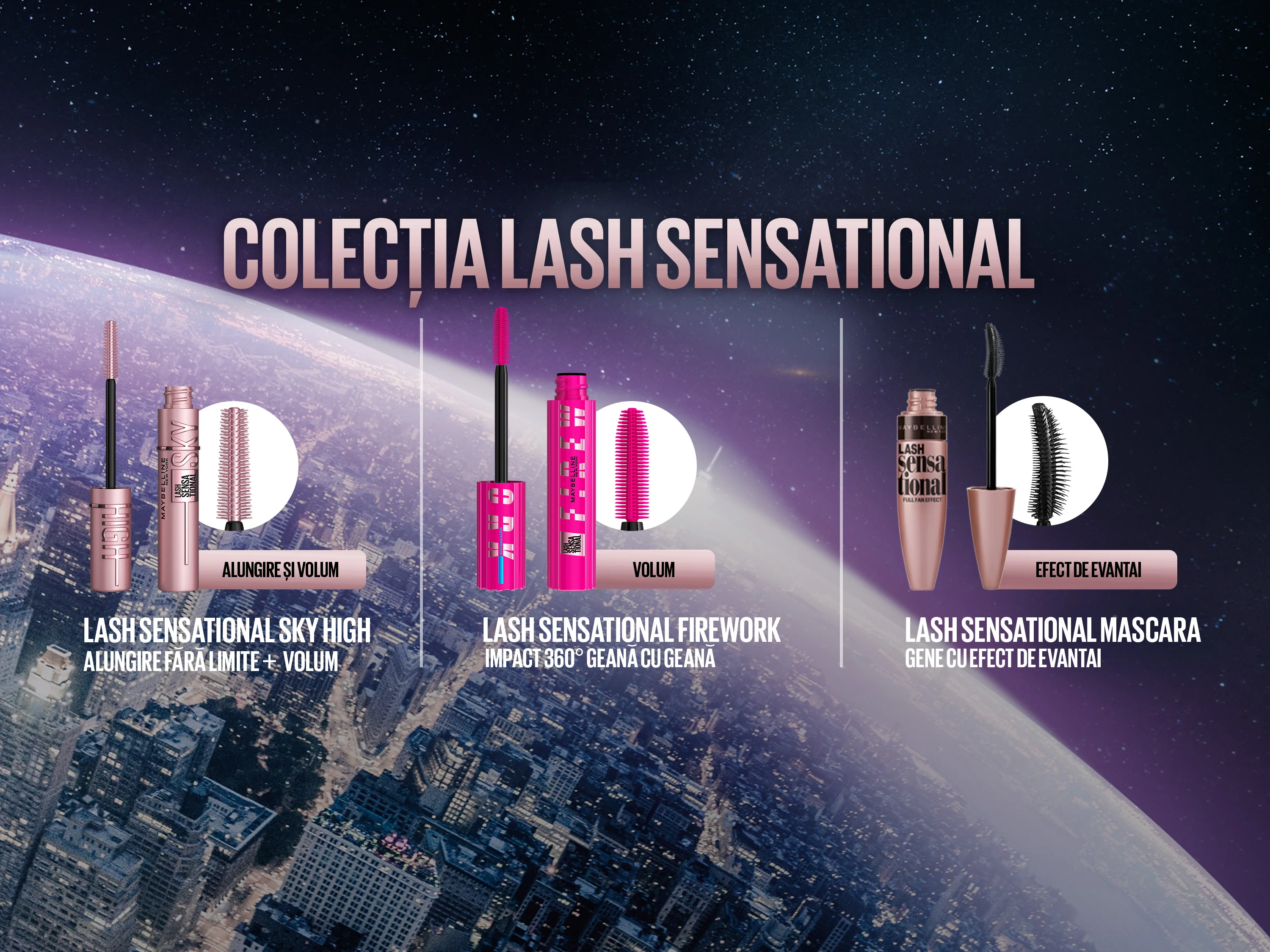 Colectia lash sensational Colectia lash sensational