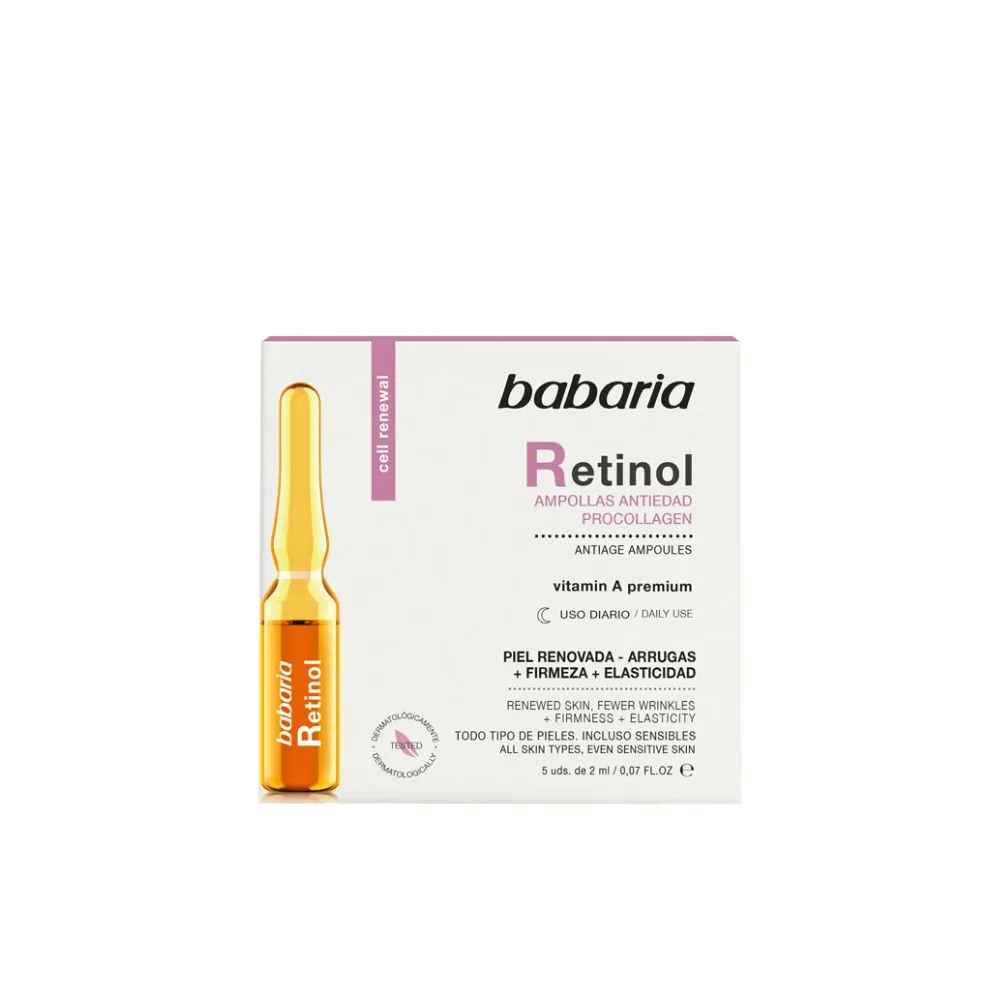 Fiole cu retinol Anti-Aging, 10ml, Babaria