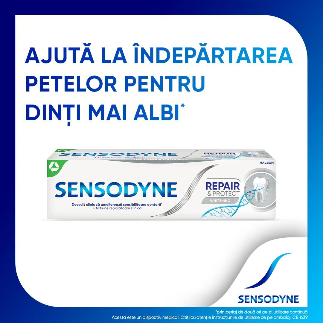 Pasta de dinti Repair and Protect Whitening, 75ml, Sensodyne