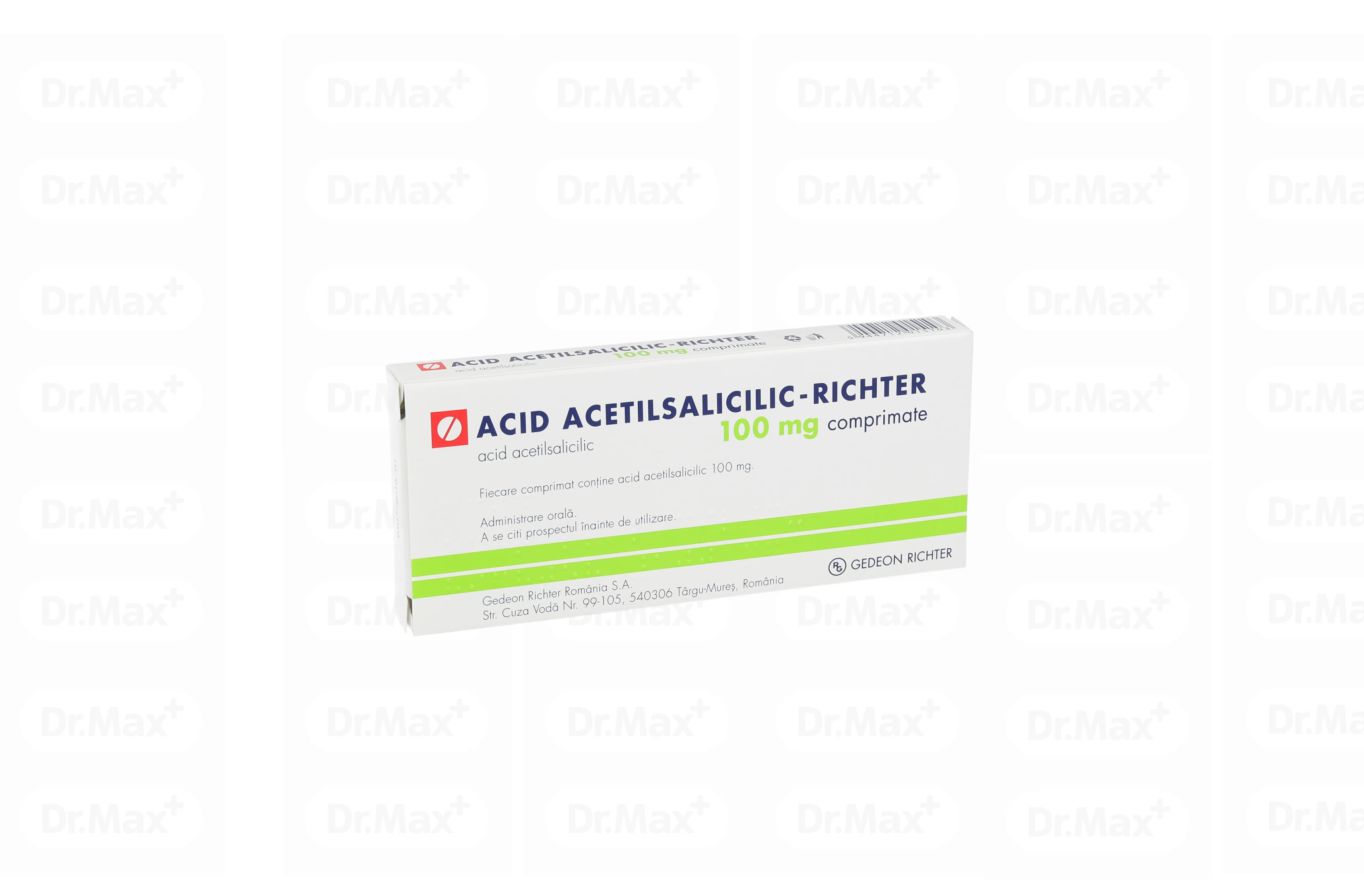 Acid Acetilsalicilic 100 mg, 30 comprimate, Gedeon Richter 