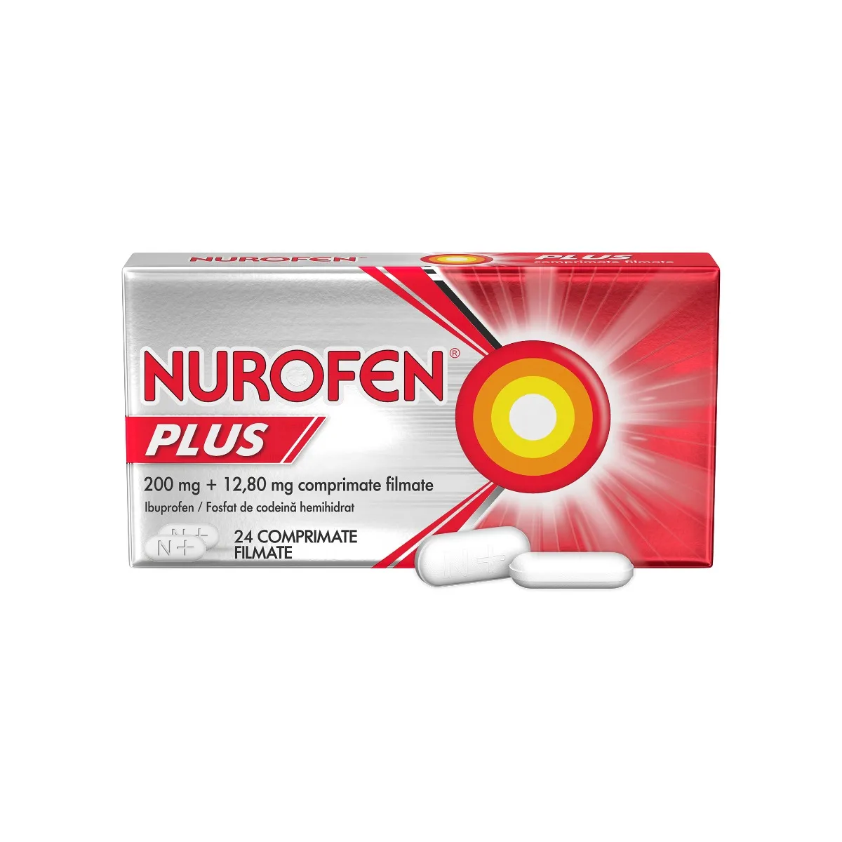 Nurofen Plus, 24 tablete, Reckitt Benckiser