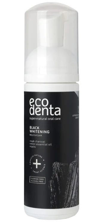 Spuma pentru ingrijire orala si albire cu carbune, 150ml, Ecodenta