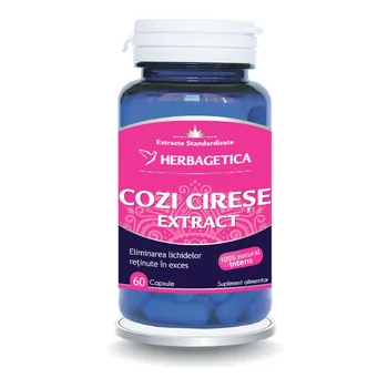 Cozi de Cirese Extract, 60 capsule, Herbagetica
