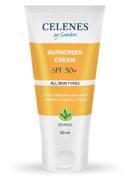Crema protectie solara Herbal cu SPF 50+, 50ml, Celenes