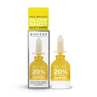 Ser tratament de luminozitate cu vitamina C 20% si banane Glow Shot, 10ml, Biovene