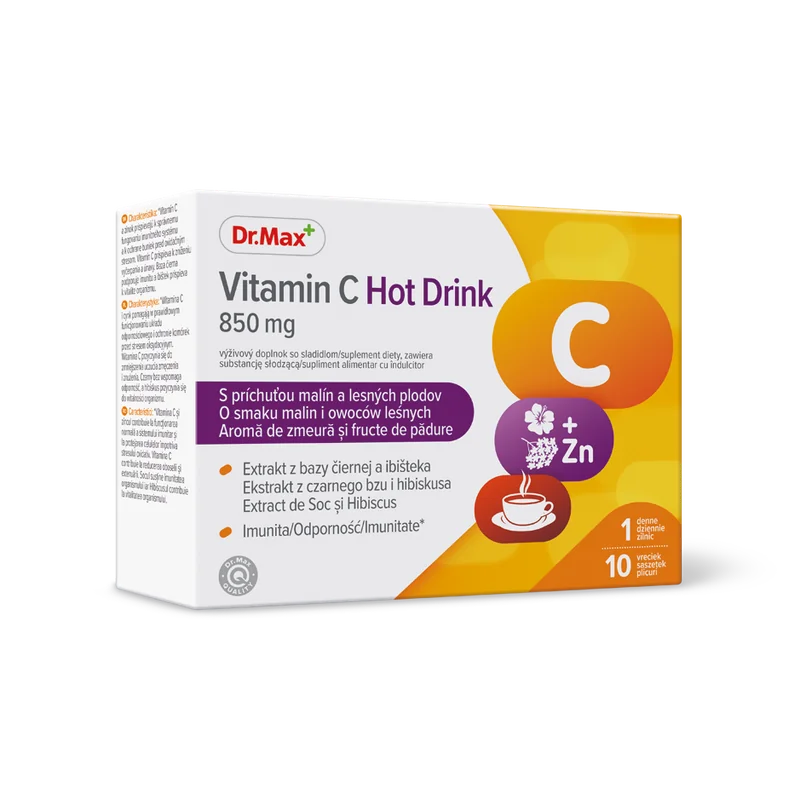 Dr. Max Vitamin C Hot Drink, 10 plicuri