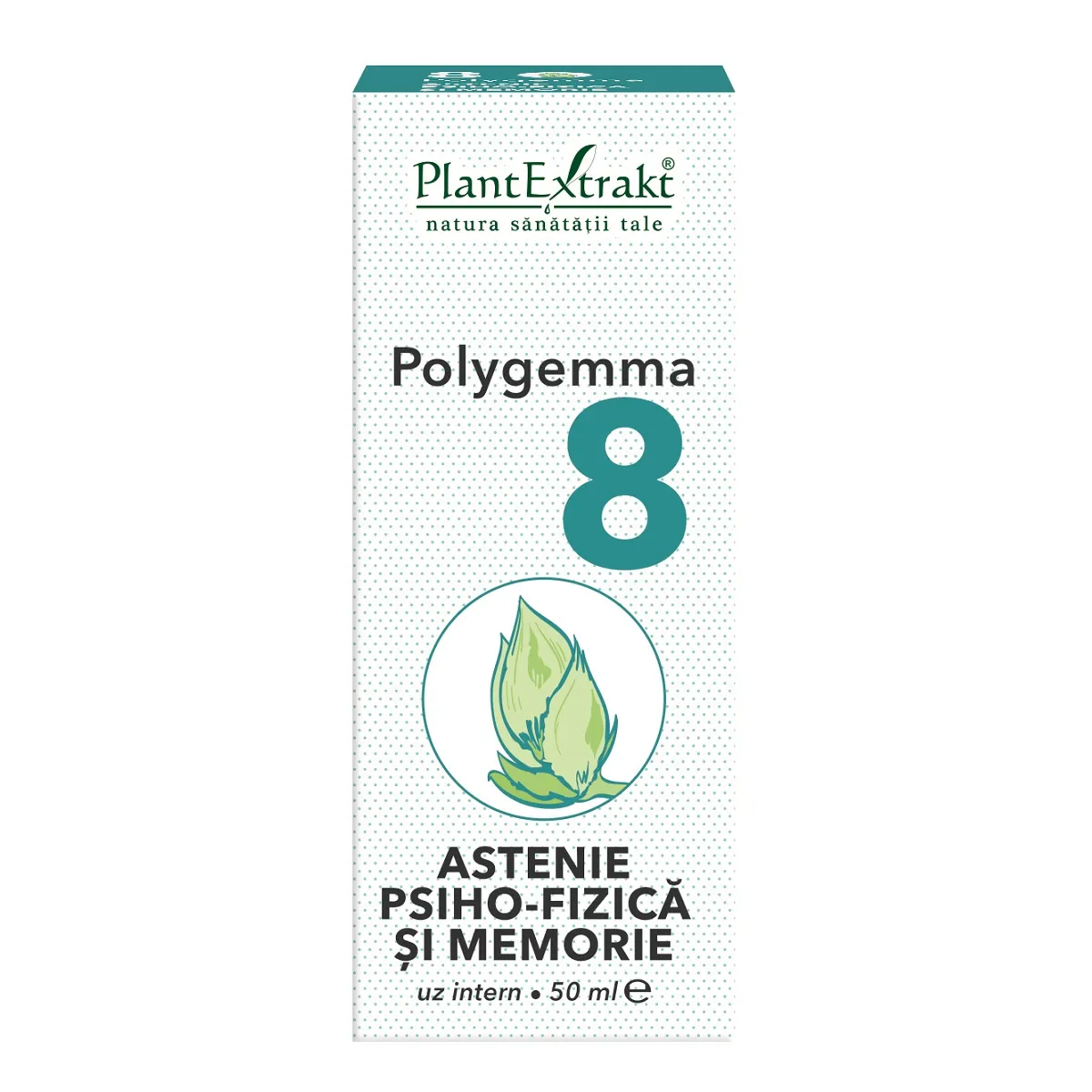 Polygemma 8 Astenie psiho-fizica si memorie, 50ml, Plant Extrakt