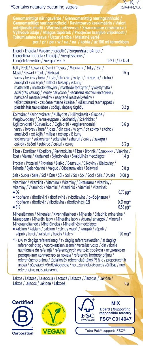 Bautura din ovaz Original, 1000ml, Alpro