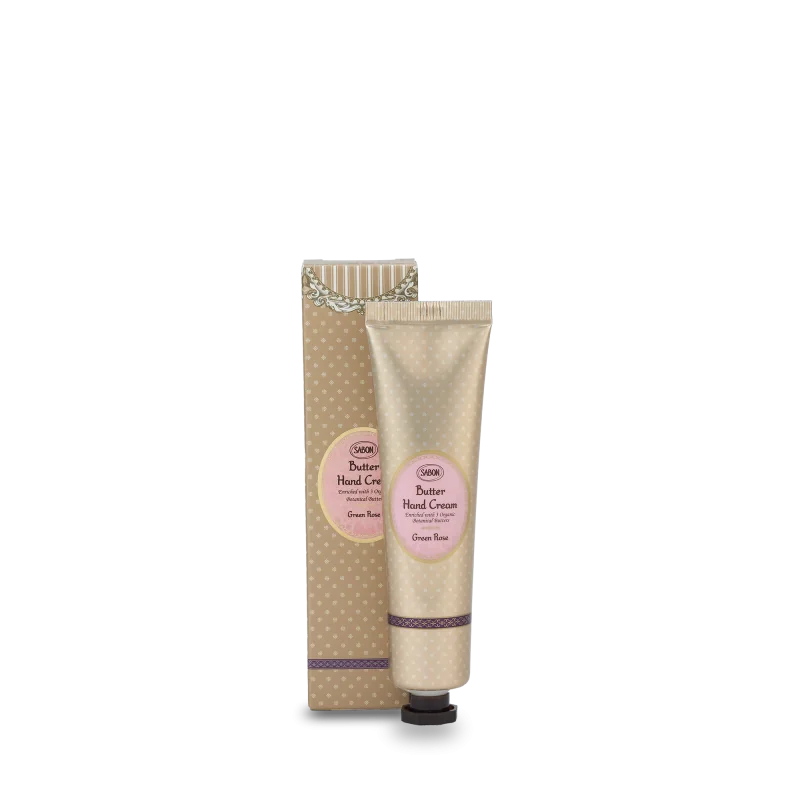 Crema de maini Green Rose, 30ml, Sabon