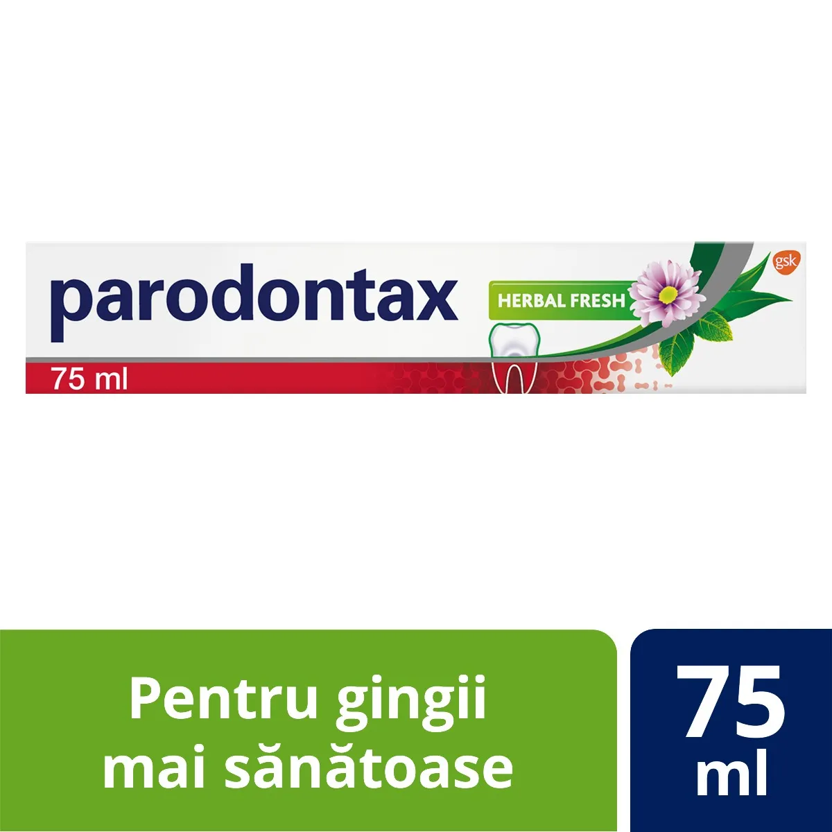 Pasta de dinti Herbal Fresh, 75 ml, Parodontax 