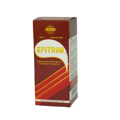 Epitrim 200mg/40mg/5ml suspensie orala, 100ml, Eipico