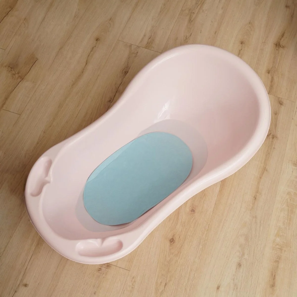 Covoras antiderapant oval pentru baie MyHappyBath Mat 76023, 42 x 25cm, Reer