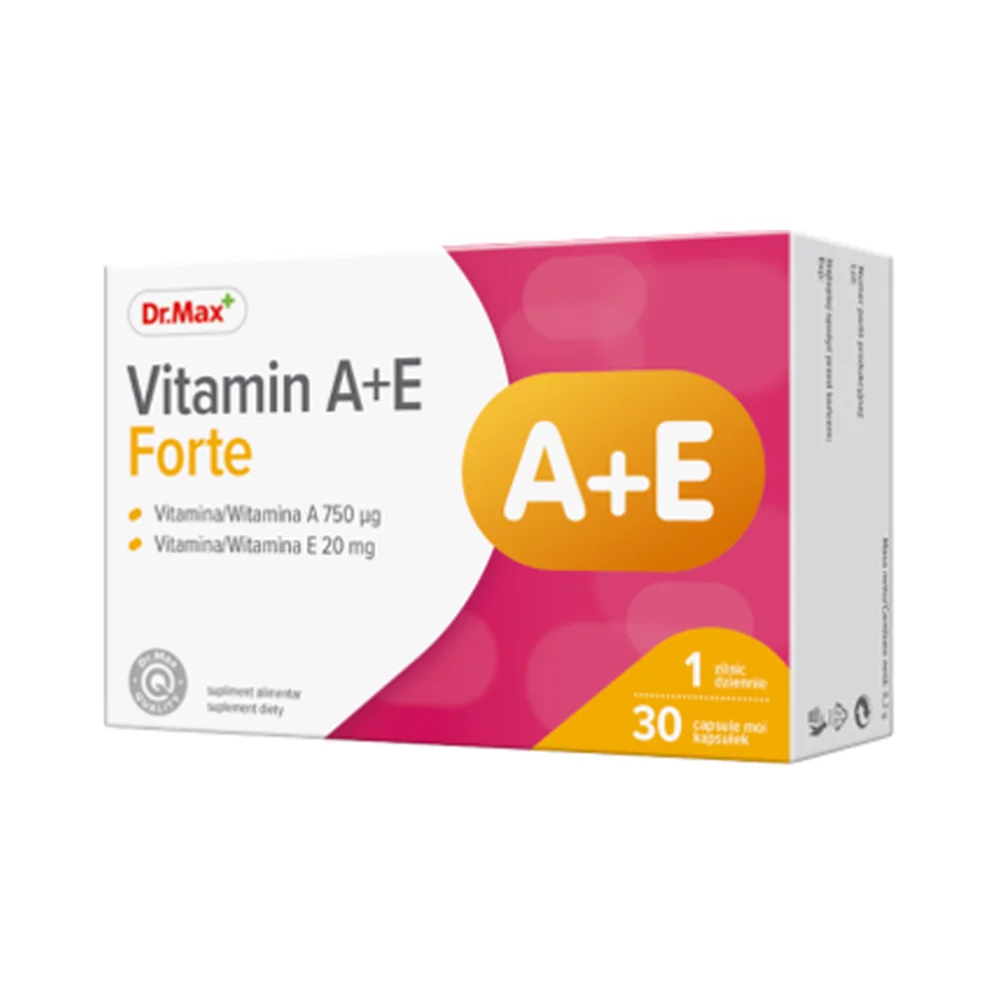 Dr. Max Vitamina A+E Forte, 30 capsule moi 